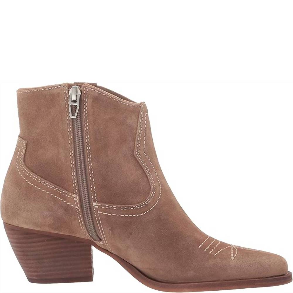 NEW DOLCE VITA women's silma ankle boot in truffle suede - Picture 4 of 4
